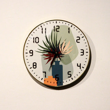 Feather Design Wall Clock 12