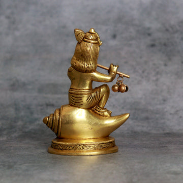 Brass Baal Krishna  (5 inches)