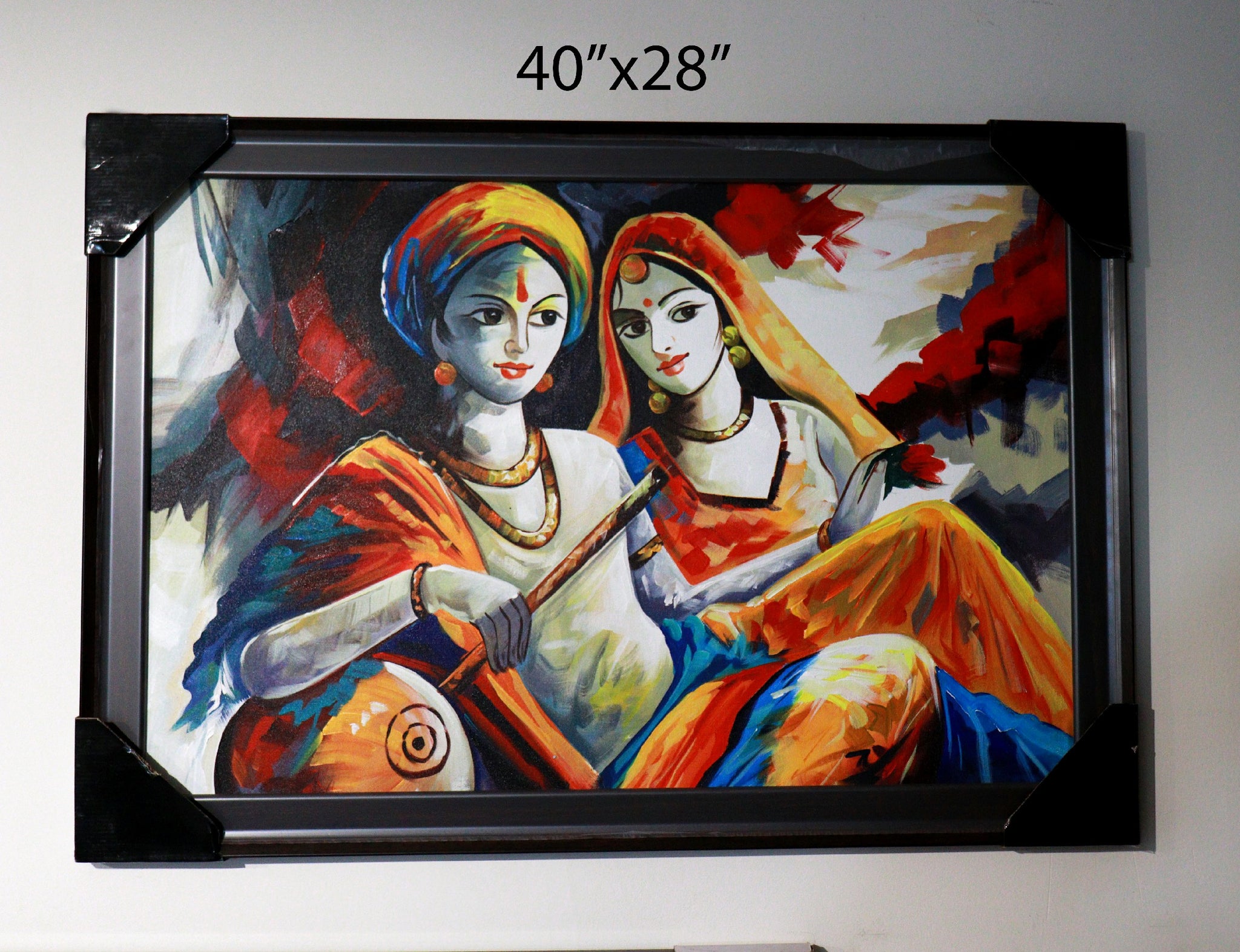 Radha Krishna Handmade Painting