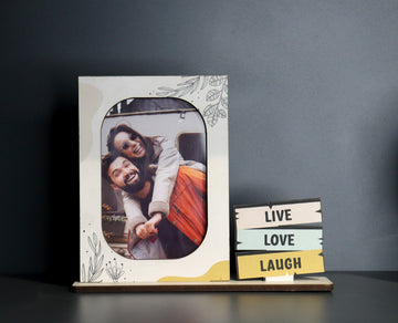 MDF Photo Frame "LIve Love Laugh"