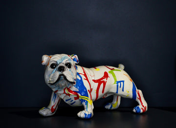 Polyresin Bulldog Statue