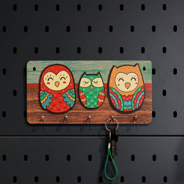 MDF Key Holder "Owls"