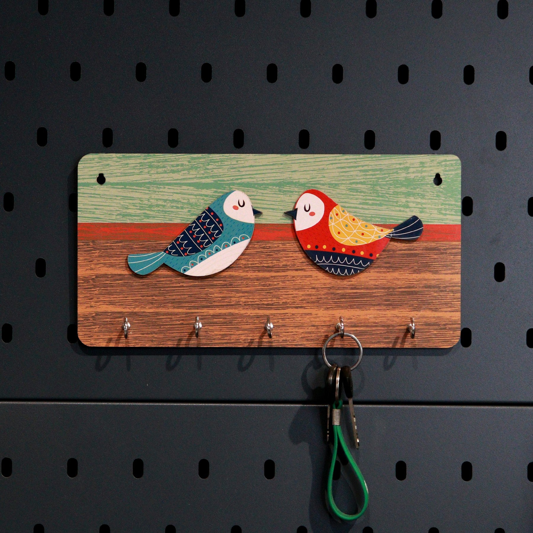 MDF Key Holder "Birds"