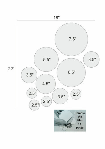 Multi Design Round Wall Stick