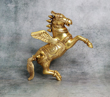 Brass Horse with Wings