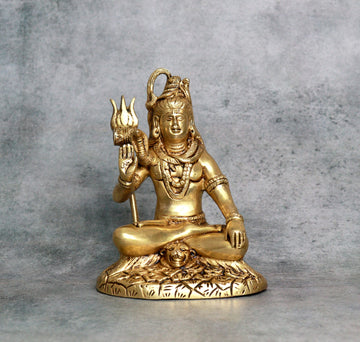 Brass Shiva (7 inches)