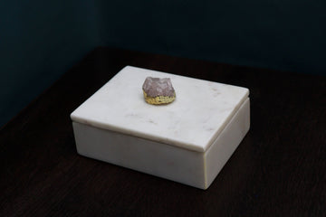 W. Marble Jewellery Box