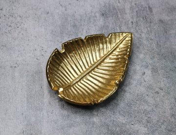 Small Leaf Aluminium Platter